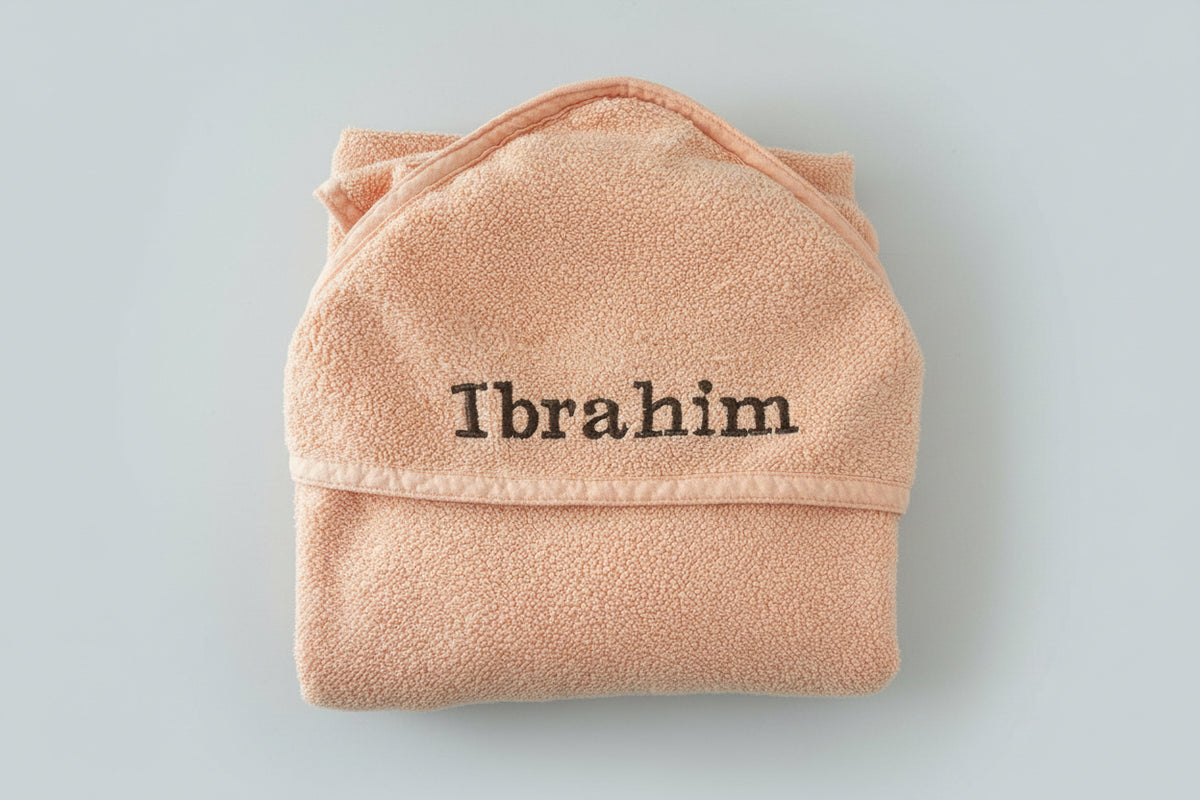 Gepersonaliseerde Badcape